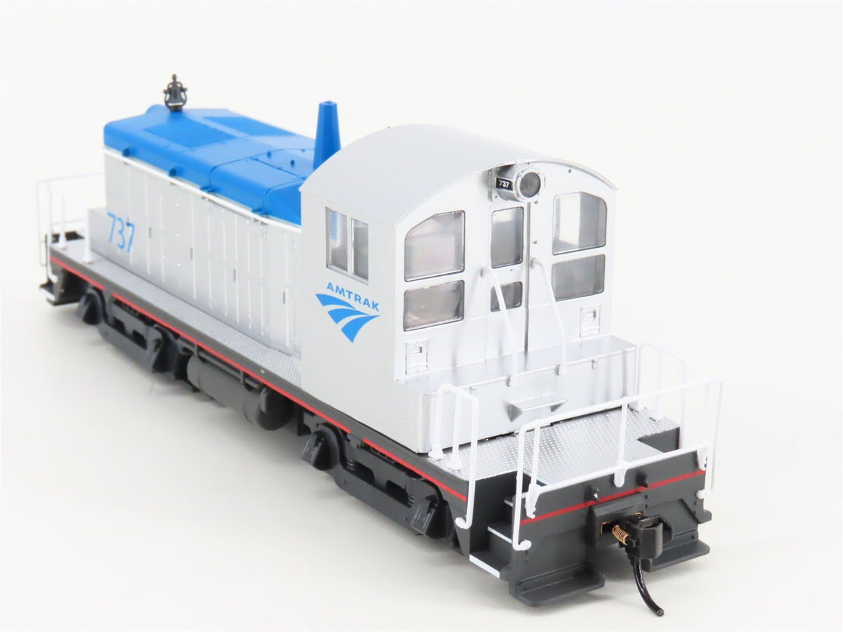 HO Scale Walthers Mainline 910-9215 Amtrak Phase V SW1 Diesel Locomotive #737