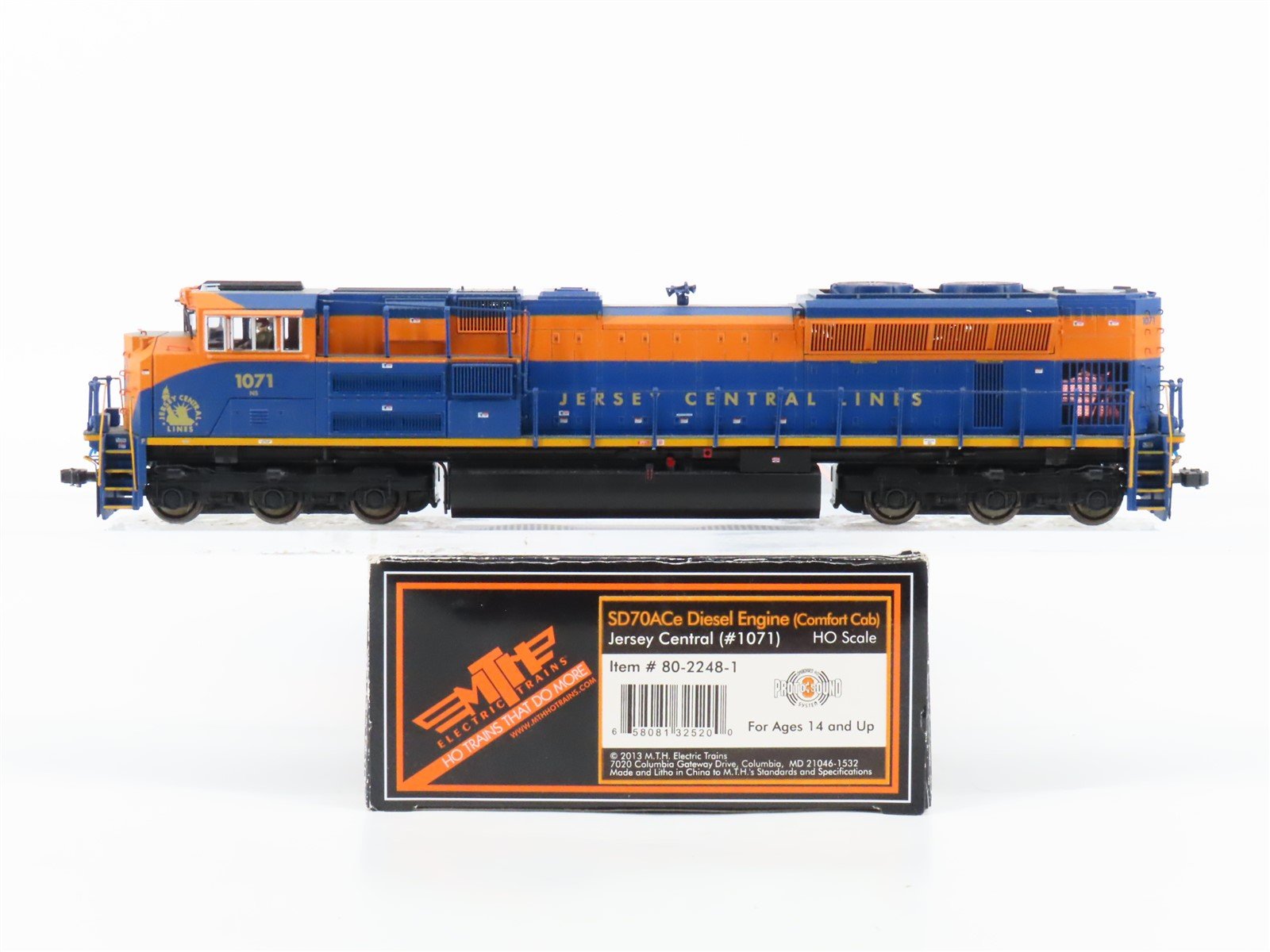 HO MTH 80-2248-1 NS Jersey Central Heritage SD70ACe Diesel #1071 wDCC & Sound