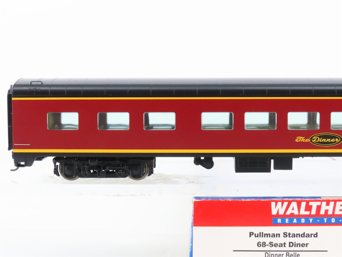 HO Scale Walthers 932-9443 Dinner Belle 68-Seat Diner Passenger Car