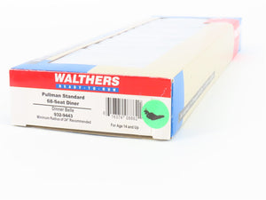 HO Scale Walthers 932-9443 Dinner Belle 68-Seat Diner Passenger Car