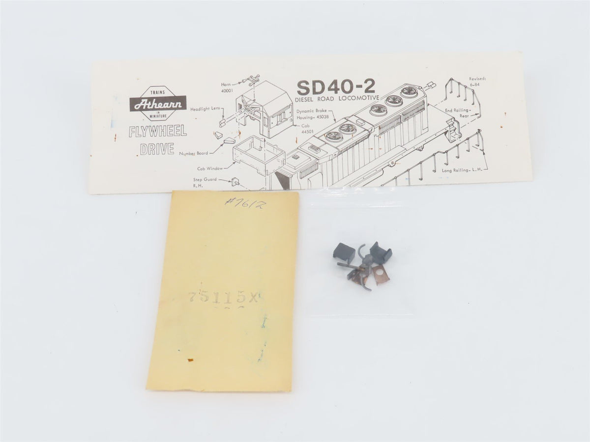 HO Scale Athearn 4402 B&amp;O Chessie System EMD SD40-2 Diesel Locomotive #7612