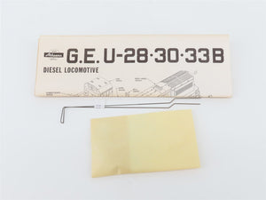 HO Scale Athearn 3450 Undecorated GE U30B Diesel Locomotive - Unpowered