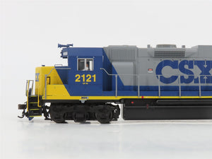 HO Scale Atlas Master CSX Transportation EMD GP38 Diesel Locomotive #2121 w/ DCC