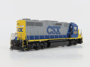 HO Scale Atlas Master CSX Transportation EMD GP38 Diesel Locomotive #2121 w/ DCC