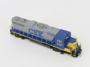 HO Scale Atlas Master CSX Transportation EMD GP38 Diesel Locomotive #2121 w/ DCC