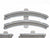 N Scale Kato 20-864-1 Inner Oval Track Variation 5 Unitrack Starter/Master Set