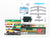 N Scale KATO 106-0020 Master 1 Basic Oval Track Set w/ CN ES44AC Diesel & Cars