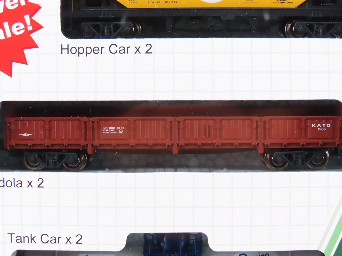 N Scale KATO 106-0020 Master 1 Basic Oval Track Set w/ CN ES44AC Diesel &amp; Cars