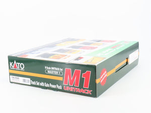 N Scale KATO 106-0020 Master 1 Basic Oval Track Set w/ CN ES44AC Diesel & Cars