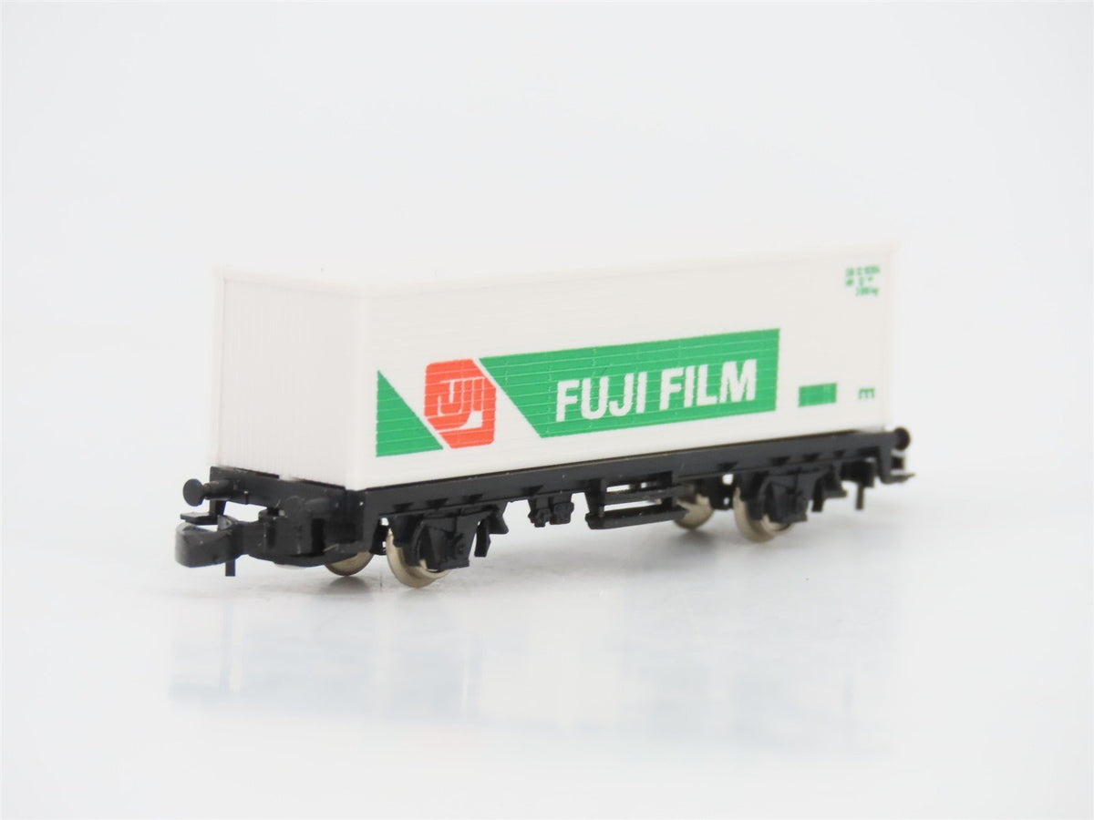 Z Scale Marklin Mini-Club DB Deutsche Bahn Fuji Film Container Car