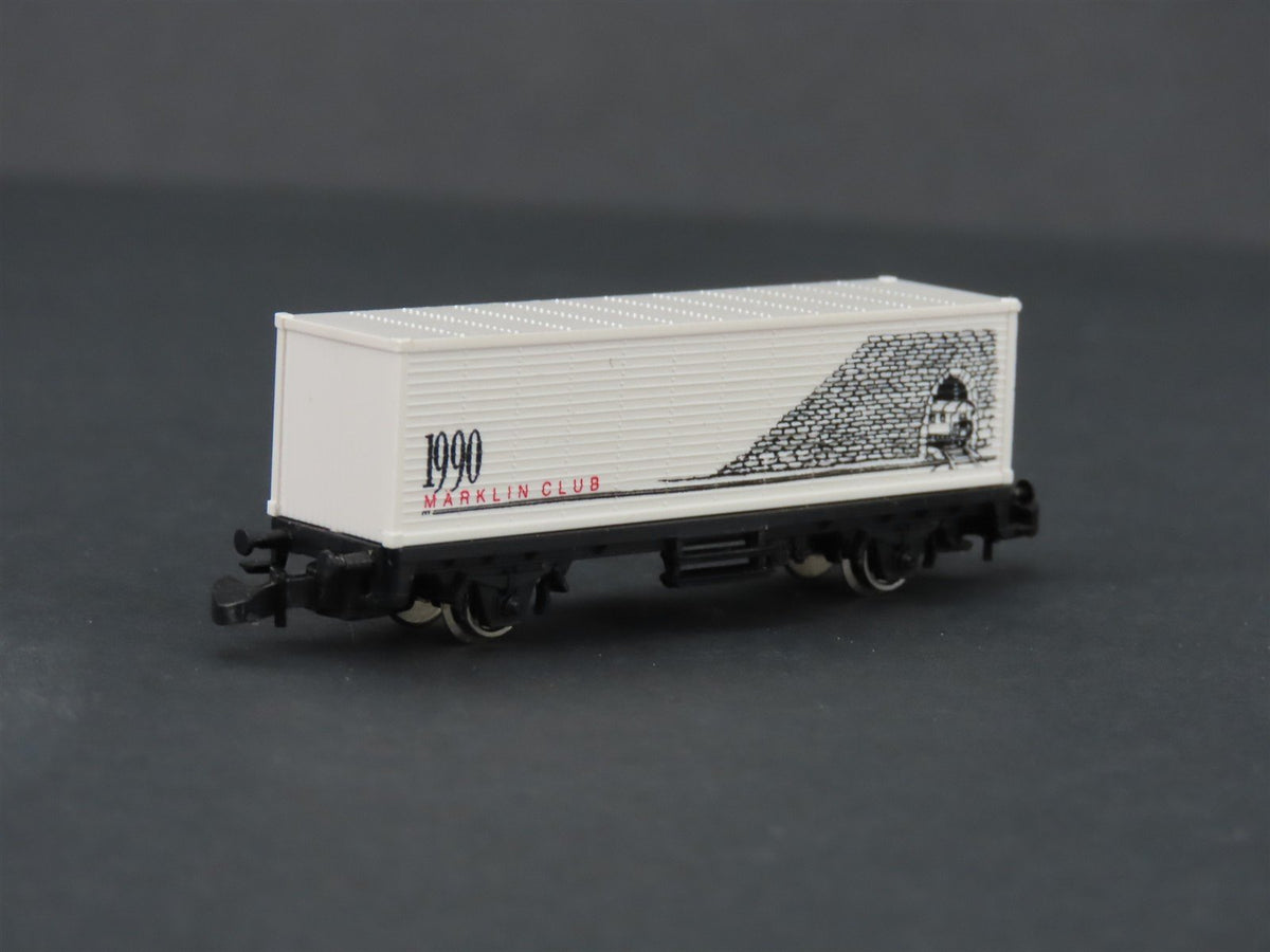 Z Scale Marklin Mini-Club 1990 Marklin Club Container Car