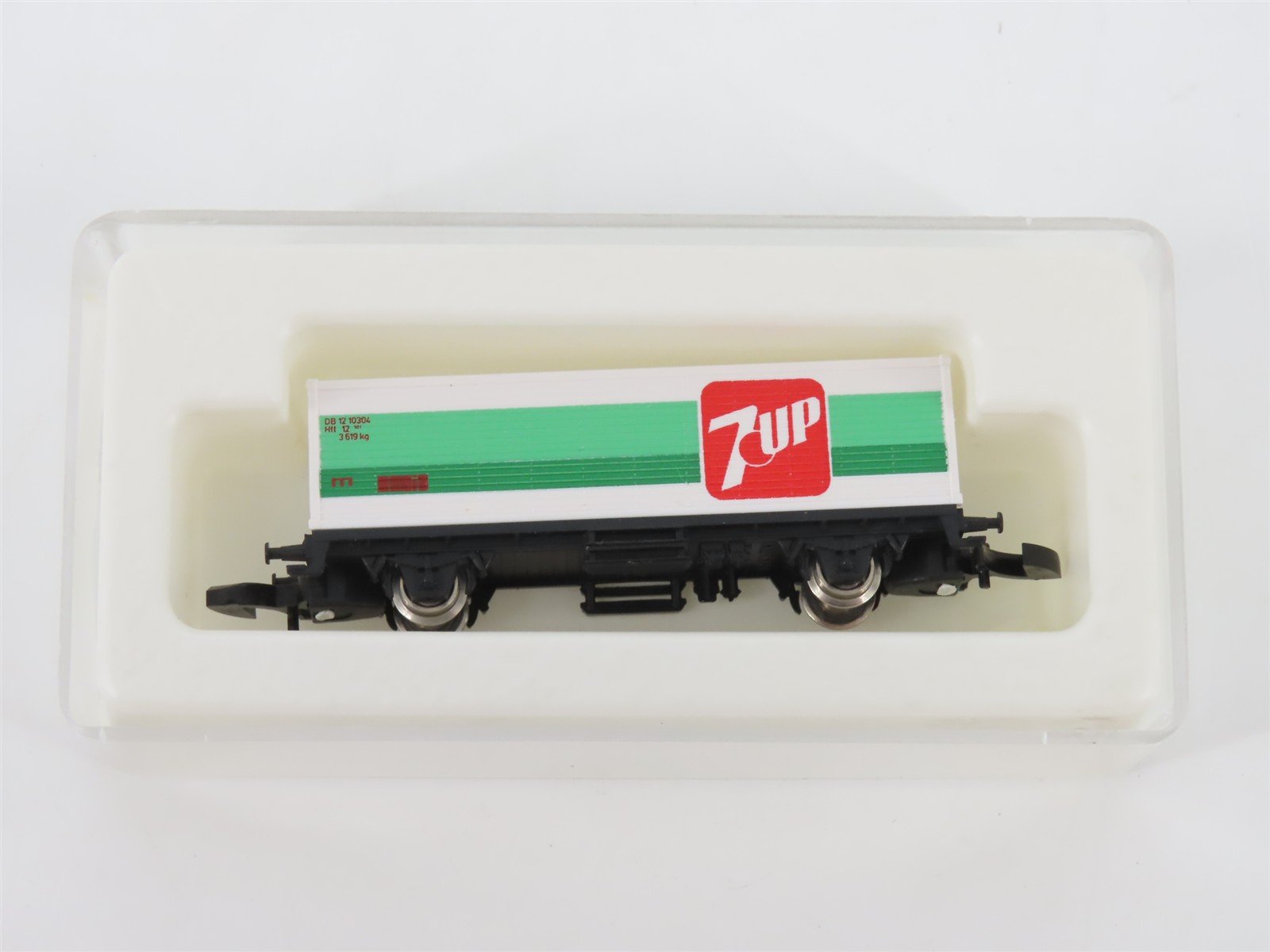 Z Scale Marklin Mini-Club DB Deutsche Bahn 7-Up Container Car