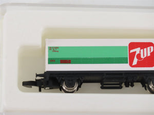 Z Scale Marklin Mini-Club DB Deutsche Bahn 7-Up Container Car