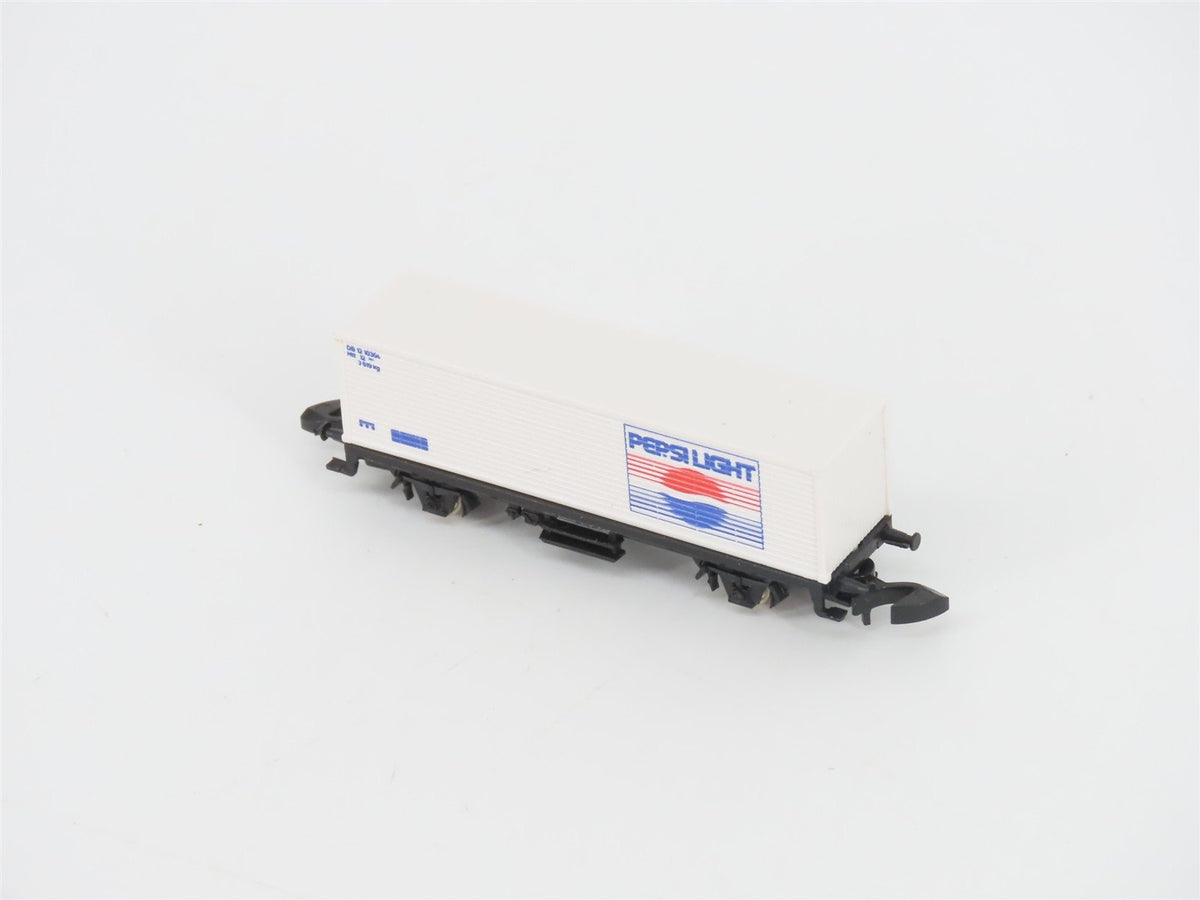 Z Scale Marklin Mini-Club Pepsi Light Container Car