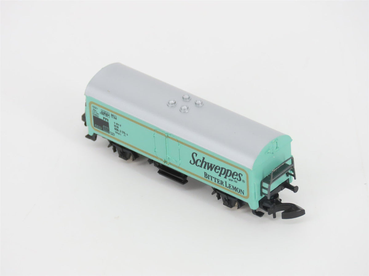 Z Scale Marklin Mini-Club Schweppes Bitter Lemon Reefer