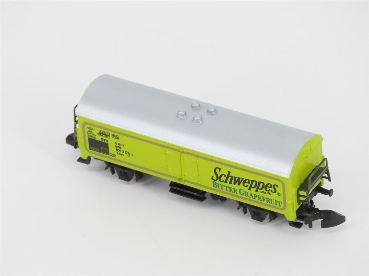 Z Scale Marklin Mini-Club Schweppes Bitter Grapefruit Reefer