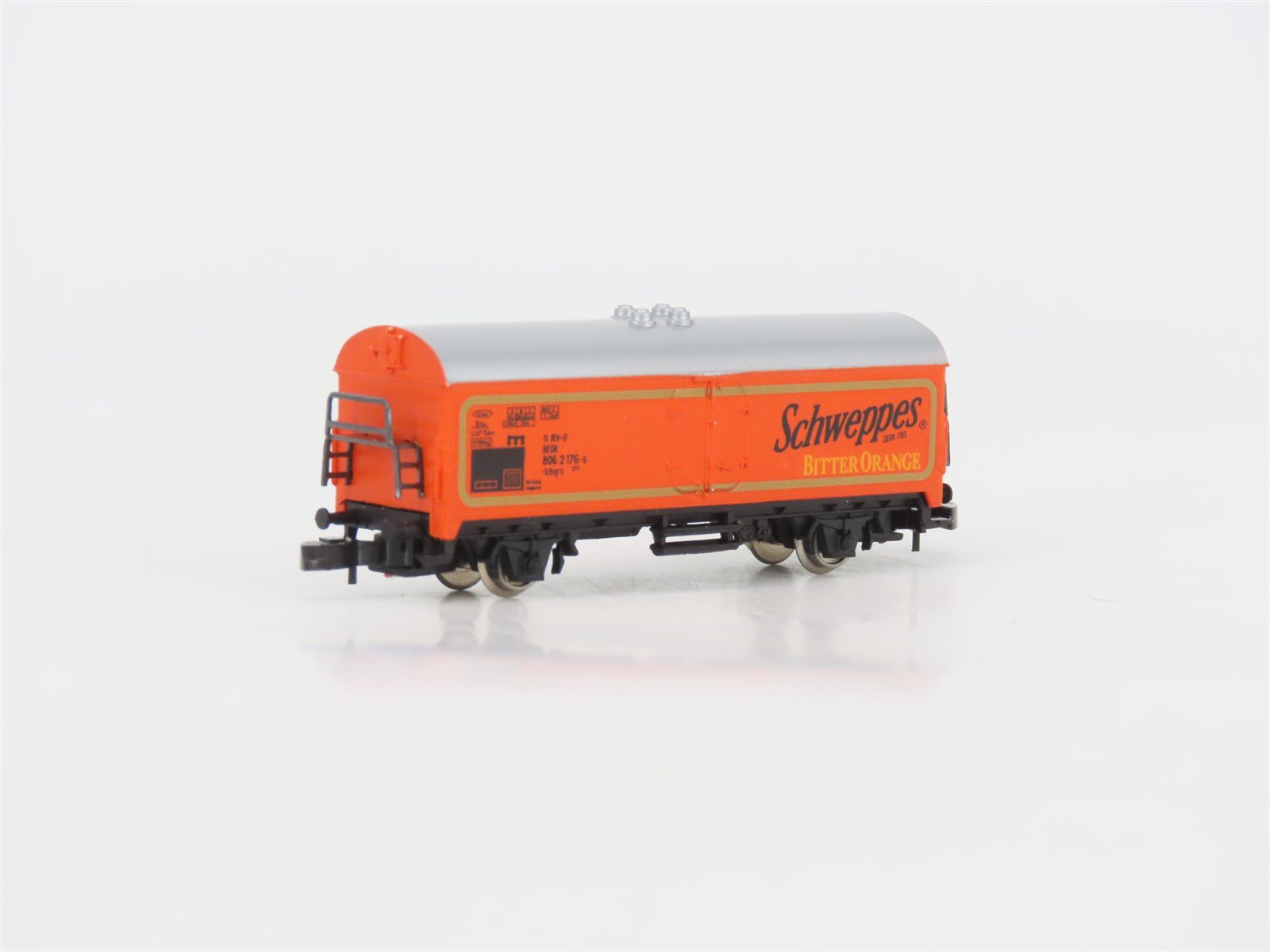 Z Scale Marklin Mini-Club DB Schweppes Bitter Orange Reefer