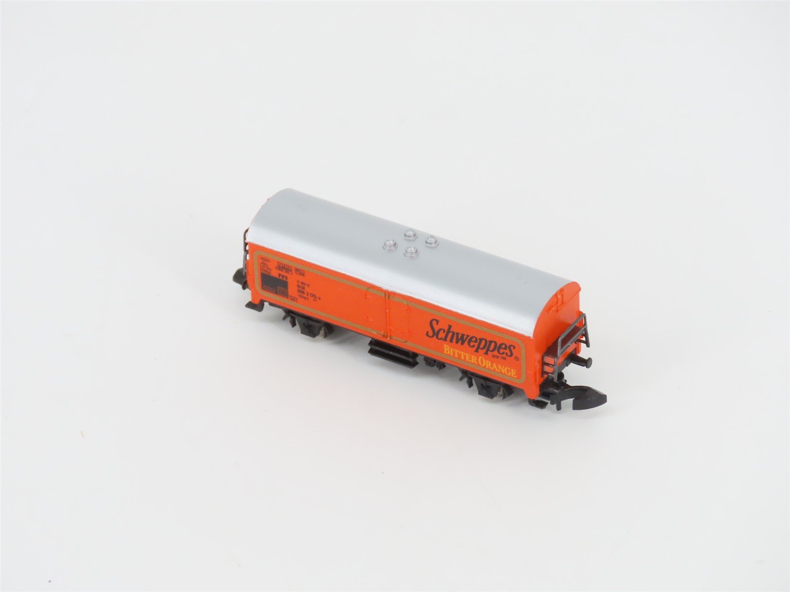 Z Scale Marklin Mini-Club DB Schweppes Bitter Orange Reefer