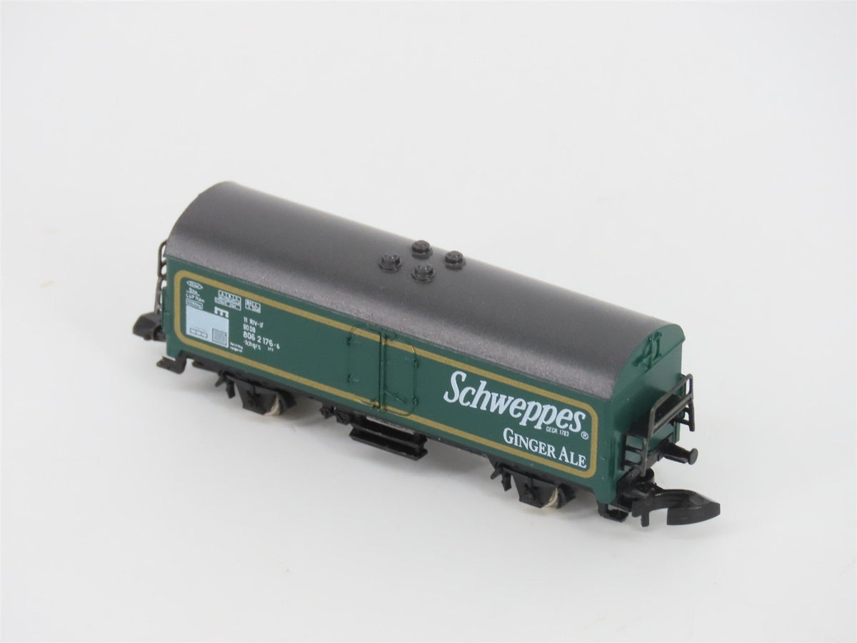 Z Scale Marklin Mini-Club DB Schweppes Ginger Ale Reefer