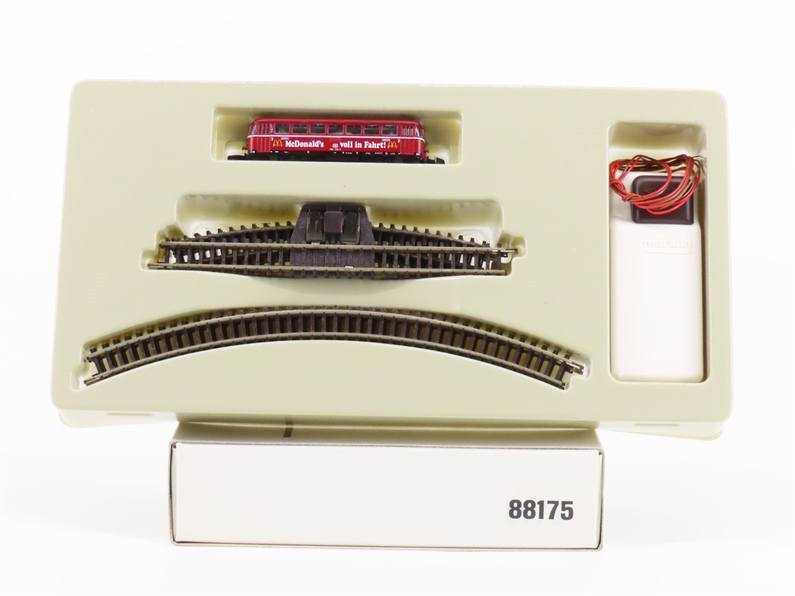 Z Scale Marklin 88175 DB Deutsche Bahn McDonalds Railbus Starter Set w/Track