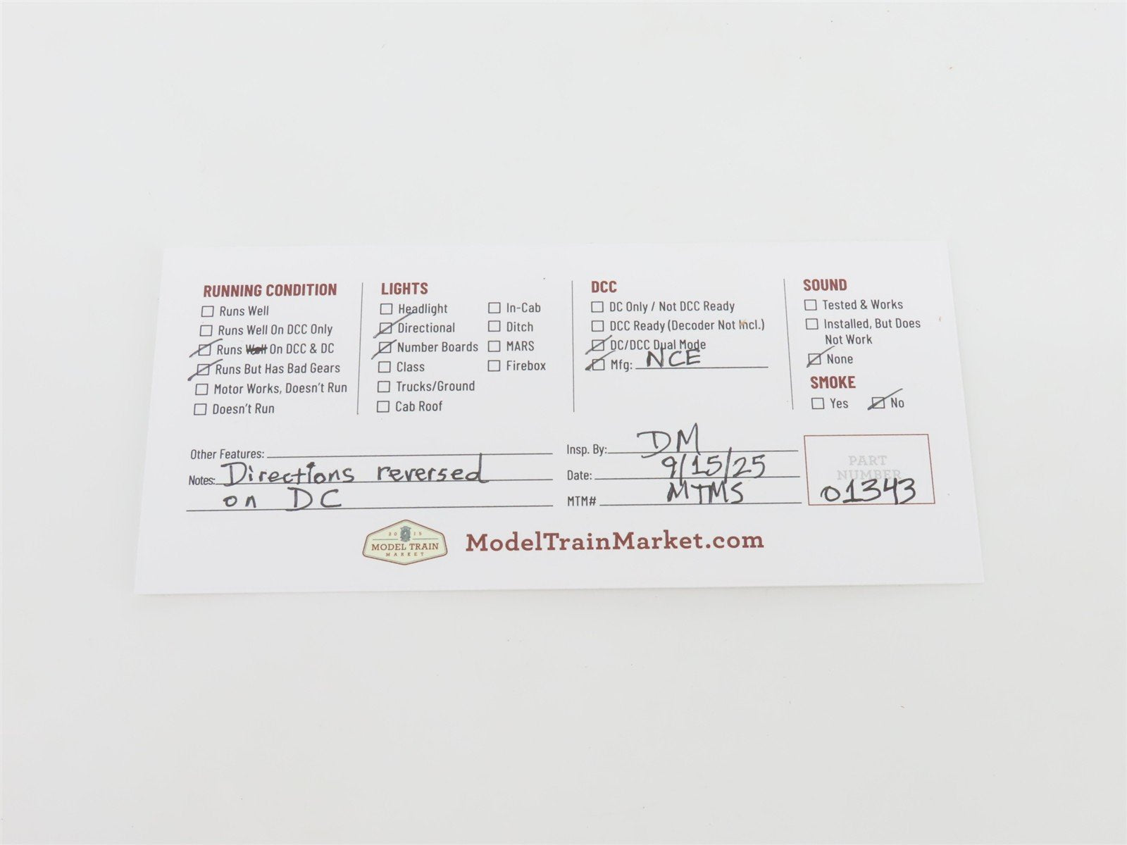 HO Scale Proto 2000 CP Rail GP18 Diesel #8839 w/ DCC - Customized - BAD GEARS