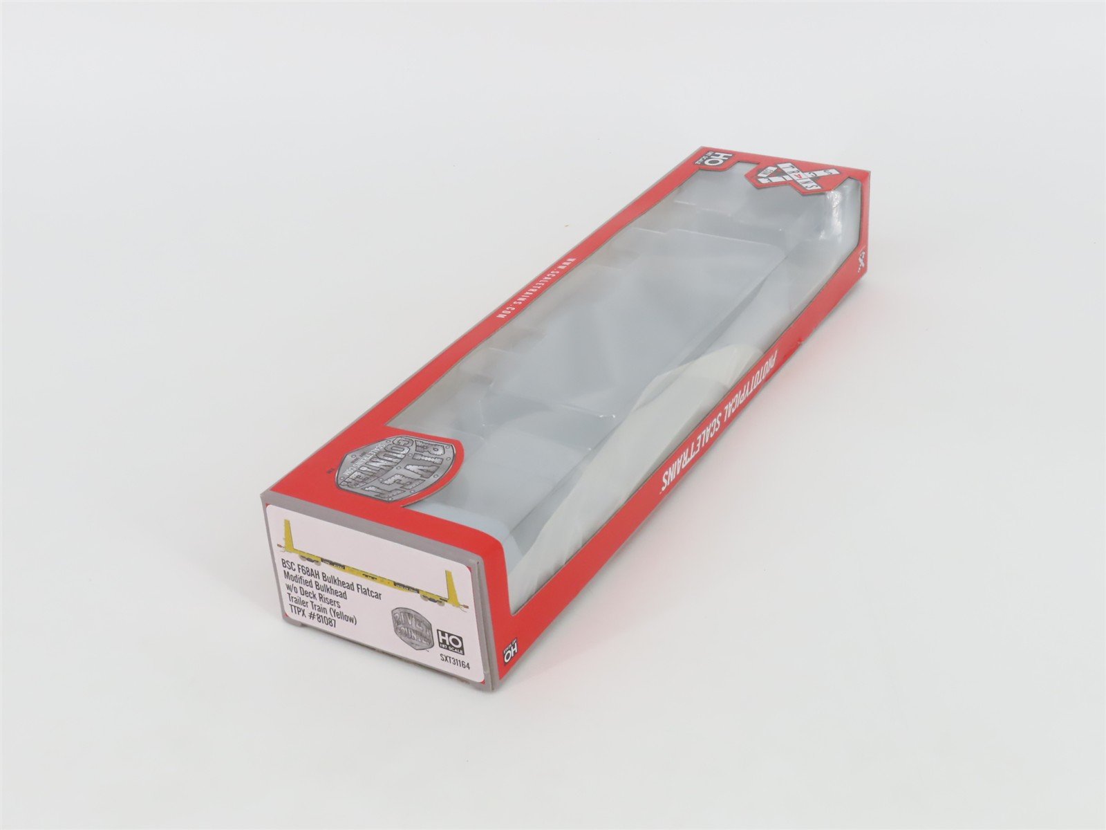 HO Scaletrains Rivet Counter SXT31164 TTPX Trailer Train Bulkhead Flat Car 81087