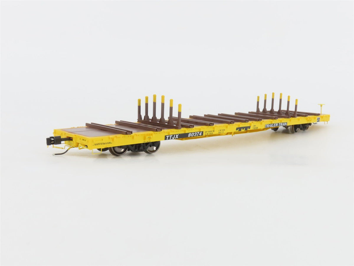 HO Scaletrains Rivet Counter SXT32229 TTJX Trailer Train Flat Car #80374