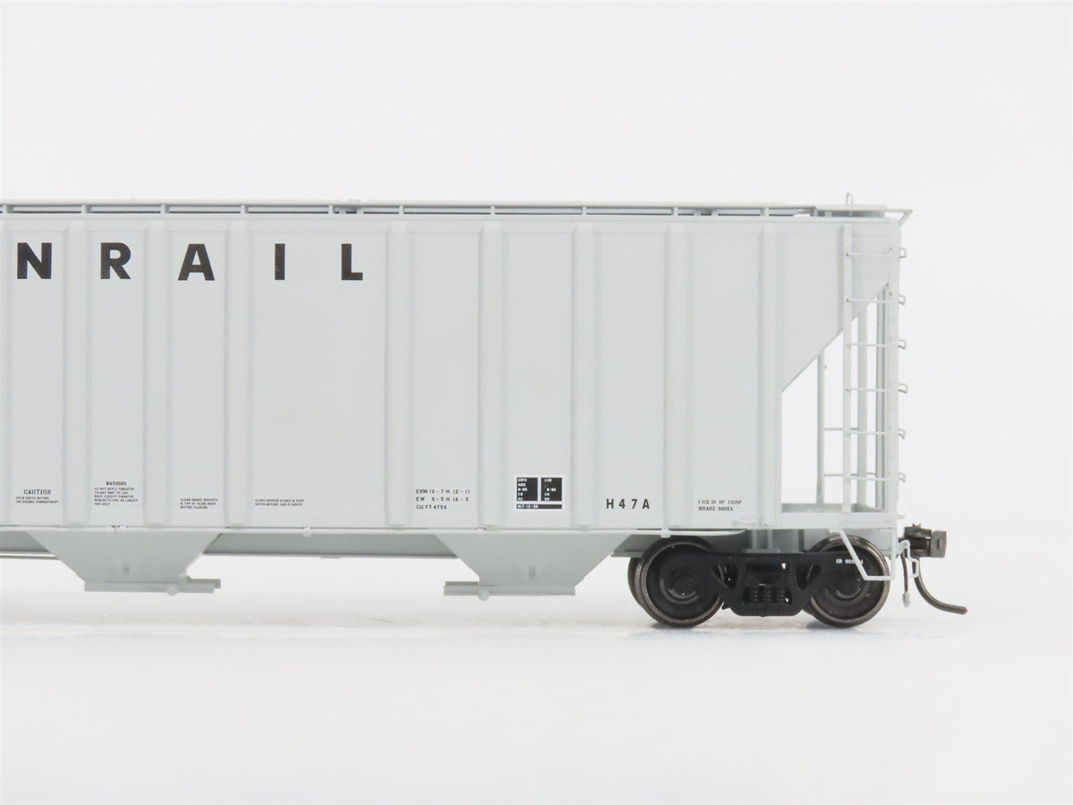 HO Scale ExactRail EP-81012-4 CR Conrail 3-Bay Covered Hopper #888724