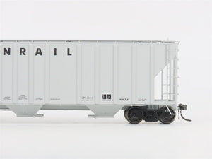 HO Scale ExactRail EP-81012-4 CR Conrail 3-Bay Covered Hopper #888724