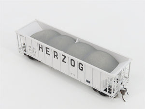 HO Scale Rapido 158009A HZGX Herzog NSC Ballast 2-Bay Hopper #6359