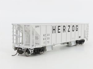 HO Scale Rapido 158009A HZGX Herzog NSC Ballast 2-Bay Hopper #6359