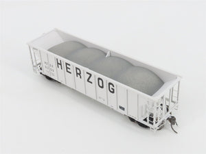 HO Scale Rapido 158009A HZGX Herzog NSC Ballast 2-Bay Hopper #6359