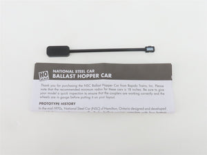 HO Scale Rapido 158009A HZGX Herzog NSC Ballast 2-Bay Hopper #6359