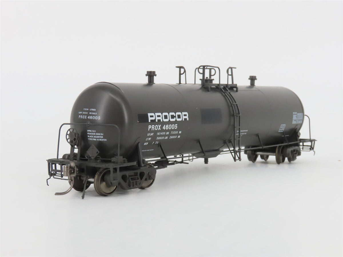 HO Scale Rapido 135005-1 PROX Procor Tank Car #46005