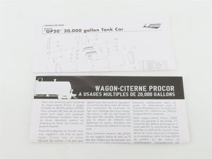 HO Scale Rapido 135005-1 PROX Procor Tank Car #46005
