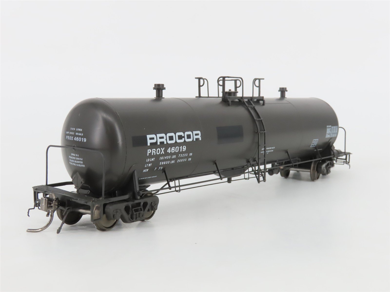 HO Scale Rapido 135005-4 PROX Procor Tank Car #46019