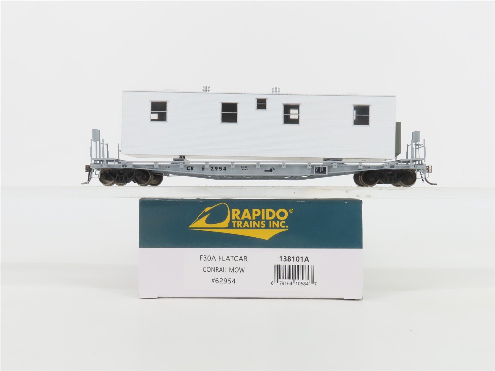 HO Scale Rapido 138101A CR Conrail MOW Flat Car #62954