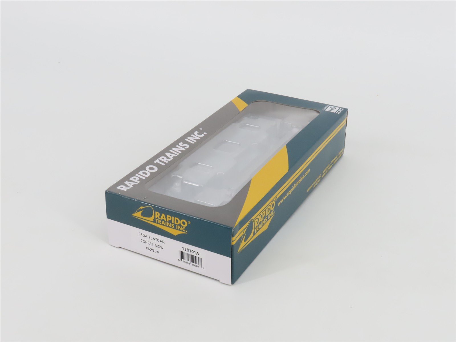 HO Scale Rapido 138101A CR Conrail MOW Flat Car #62954