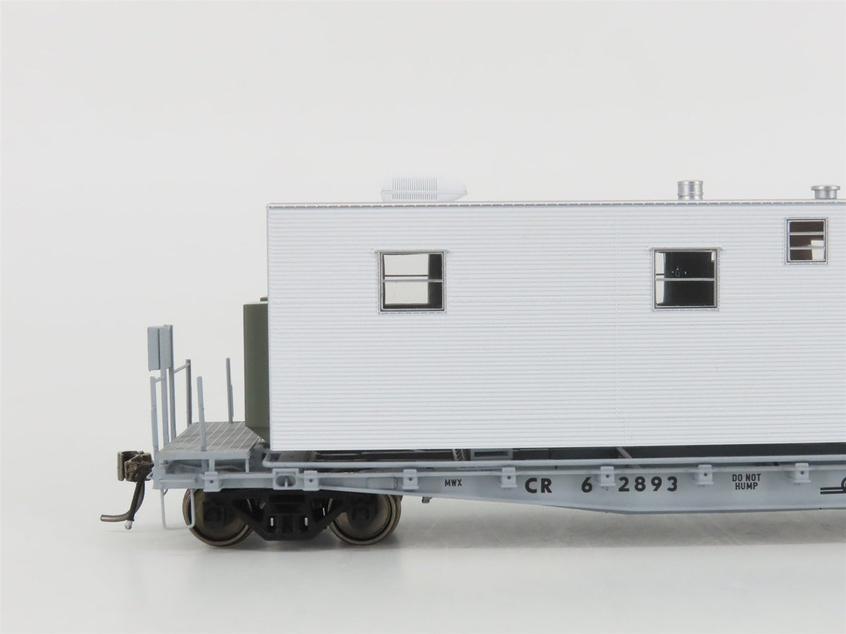 HO Scale Rapido 138101A CR Conrail MOW Flat Car #62893
