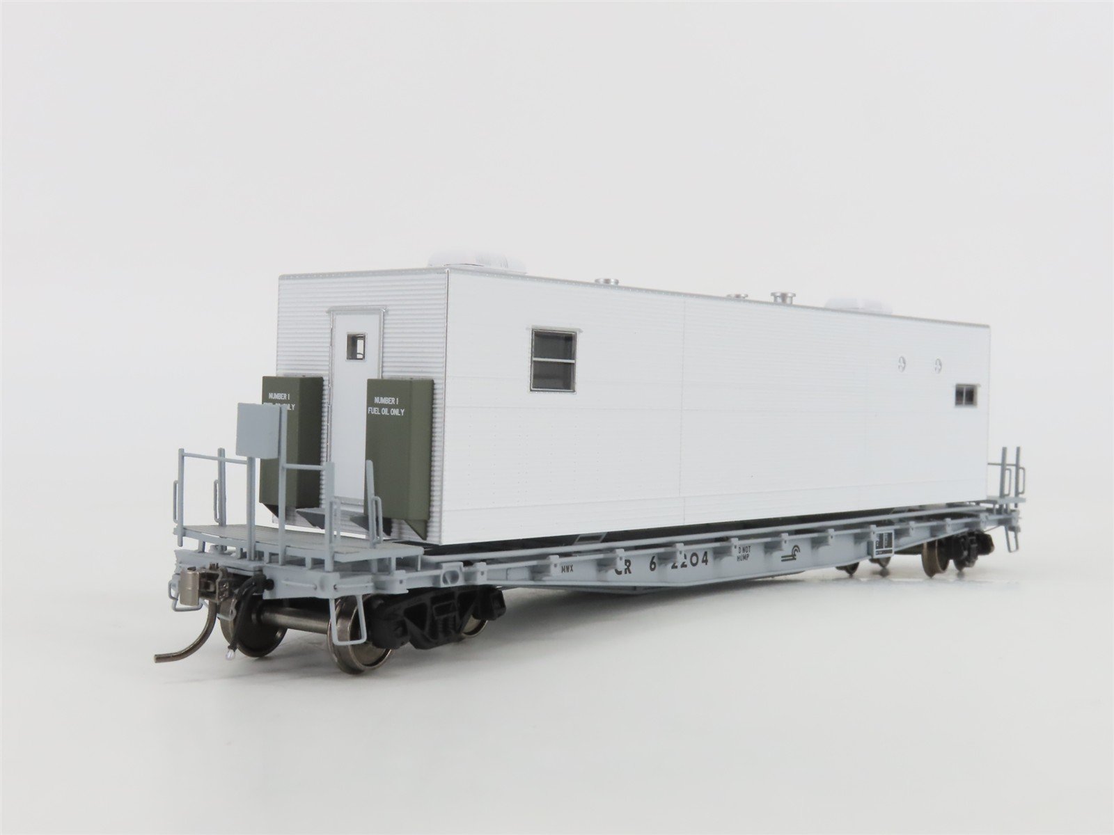 HO Scale Rapido 138101A CR Conrail MOW Flat Car #62204