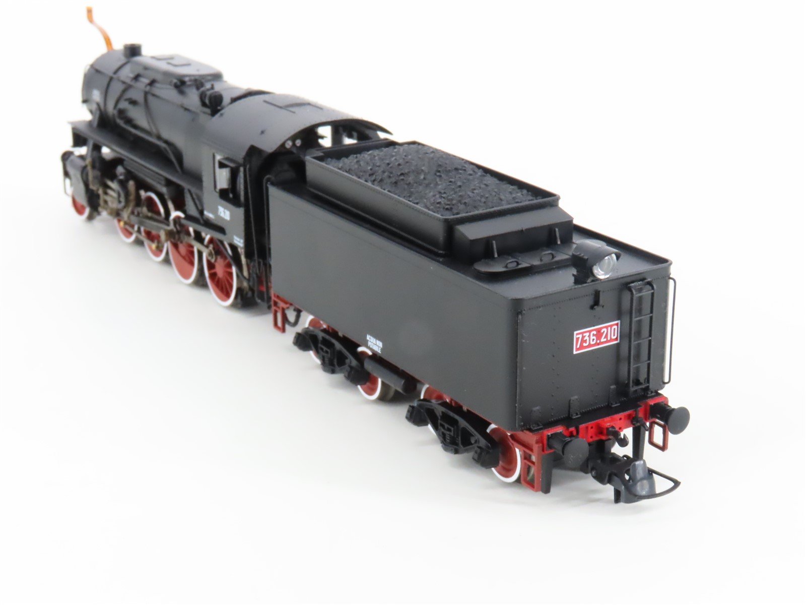 HO Scale Roco 73045 FS Italy 2-8-0 Class 736 Steam Locomotive #210 wDCC & Sound