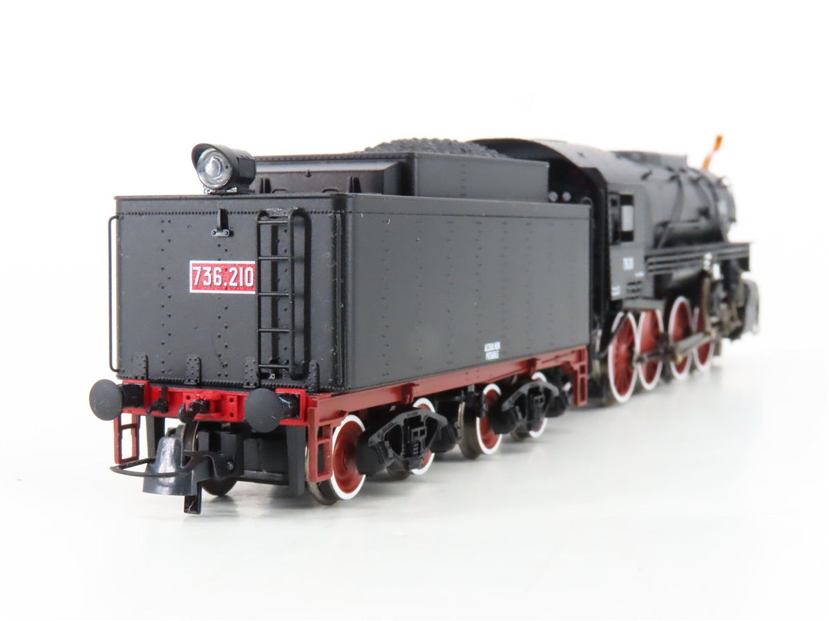 HO Scale Roco 73045 FS Italy 2-8-0 Class 736 Steam Locomotive #210 wDCC &amp; Sound