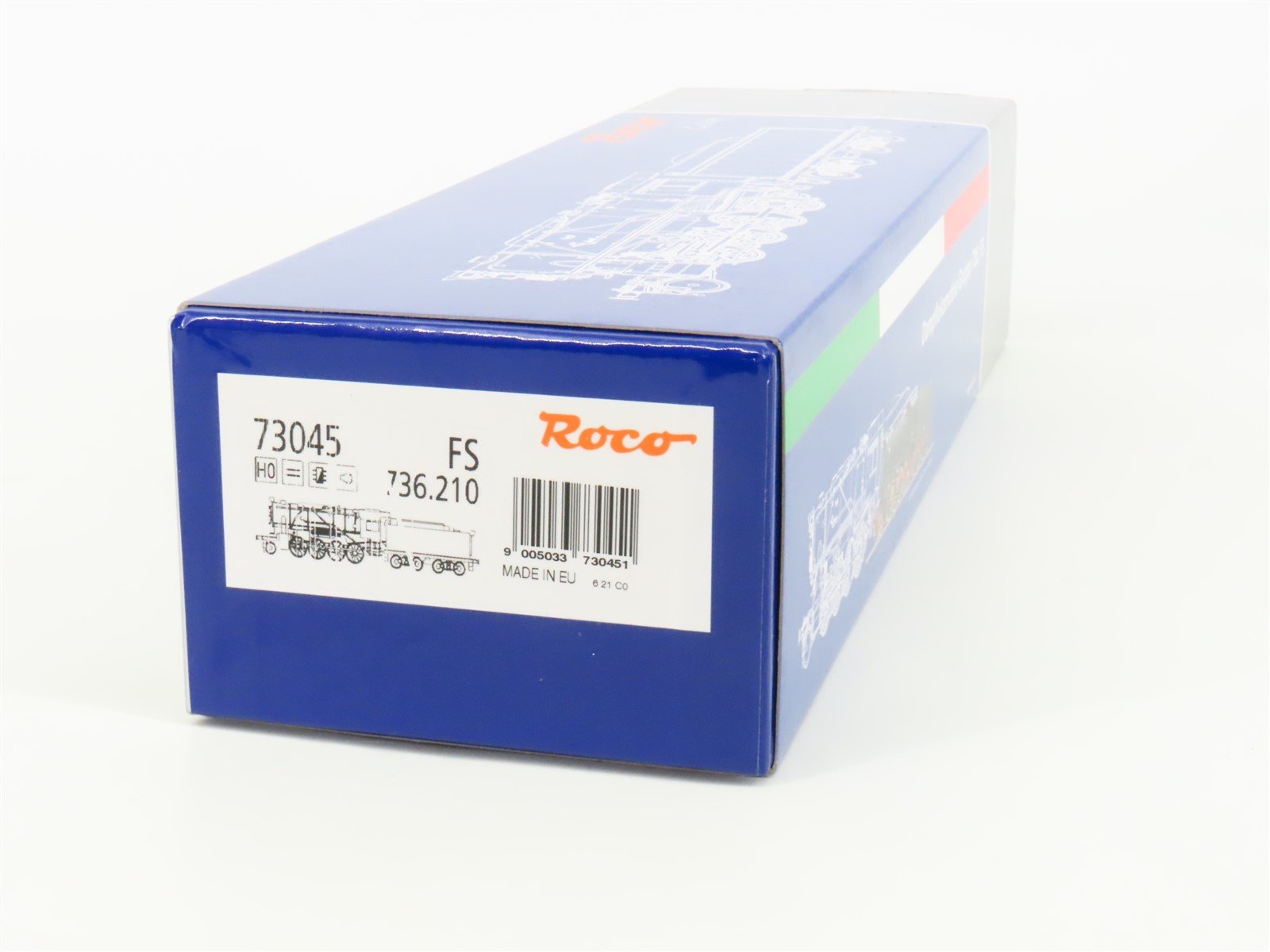 HO Scale Roco 73045 FS Italy 2-8-0 Class 736 Steam Locomotive #210 wDCC & Sound