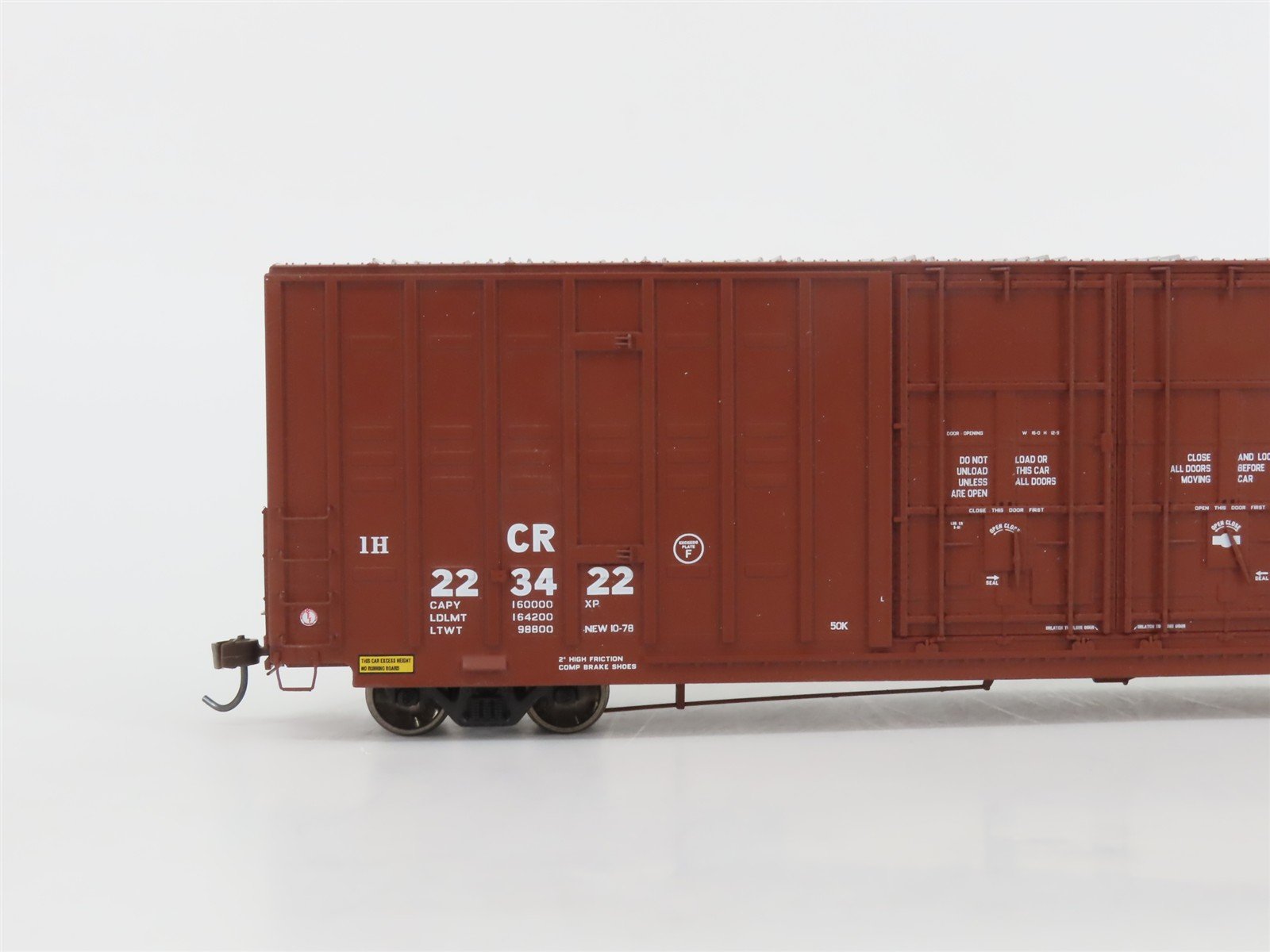 HO Scale Athearn Genesis G4007 CR Conrail 60' Box Car #223422