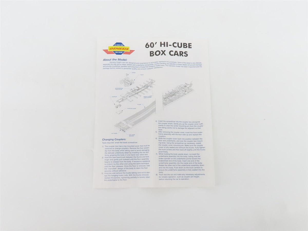 HO Scale Athearn Genesis G4007 CR Conrail 60&#39; Box Car #223422