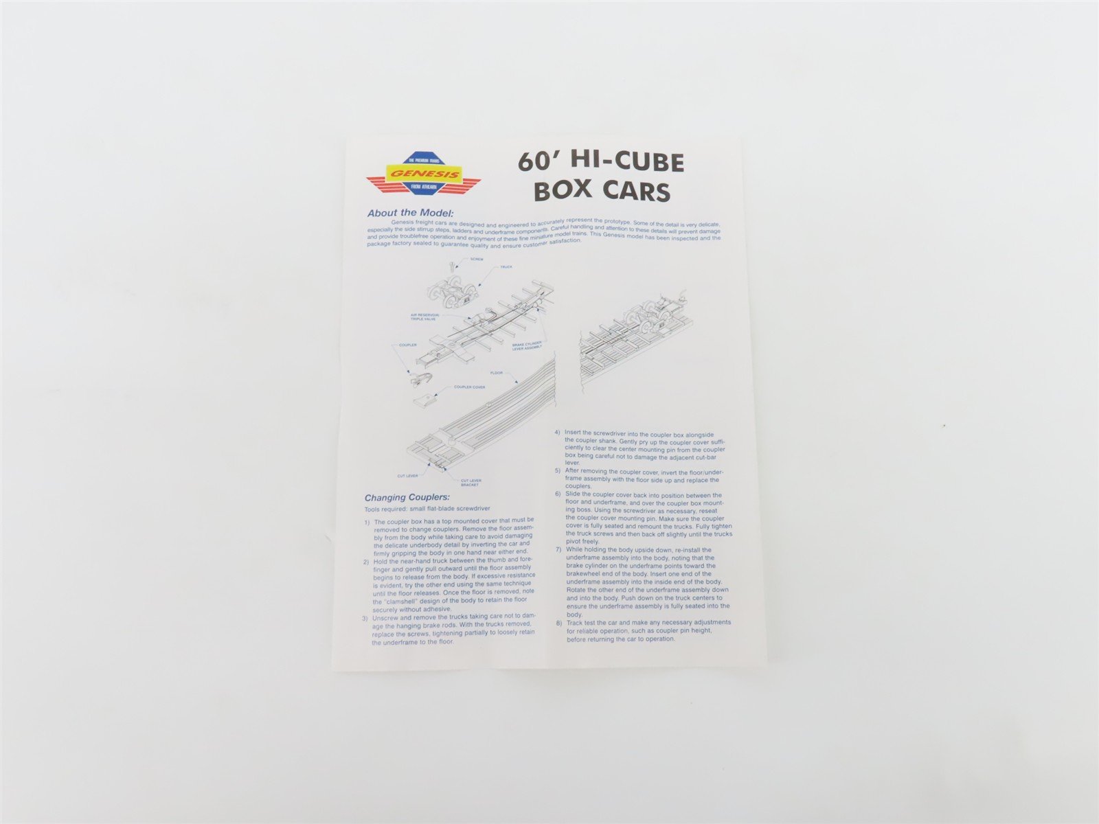 HO Scale Athearn Genesis G4007 CR Conrail 60' Box Car #223422