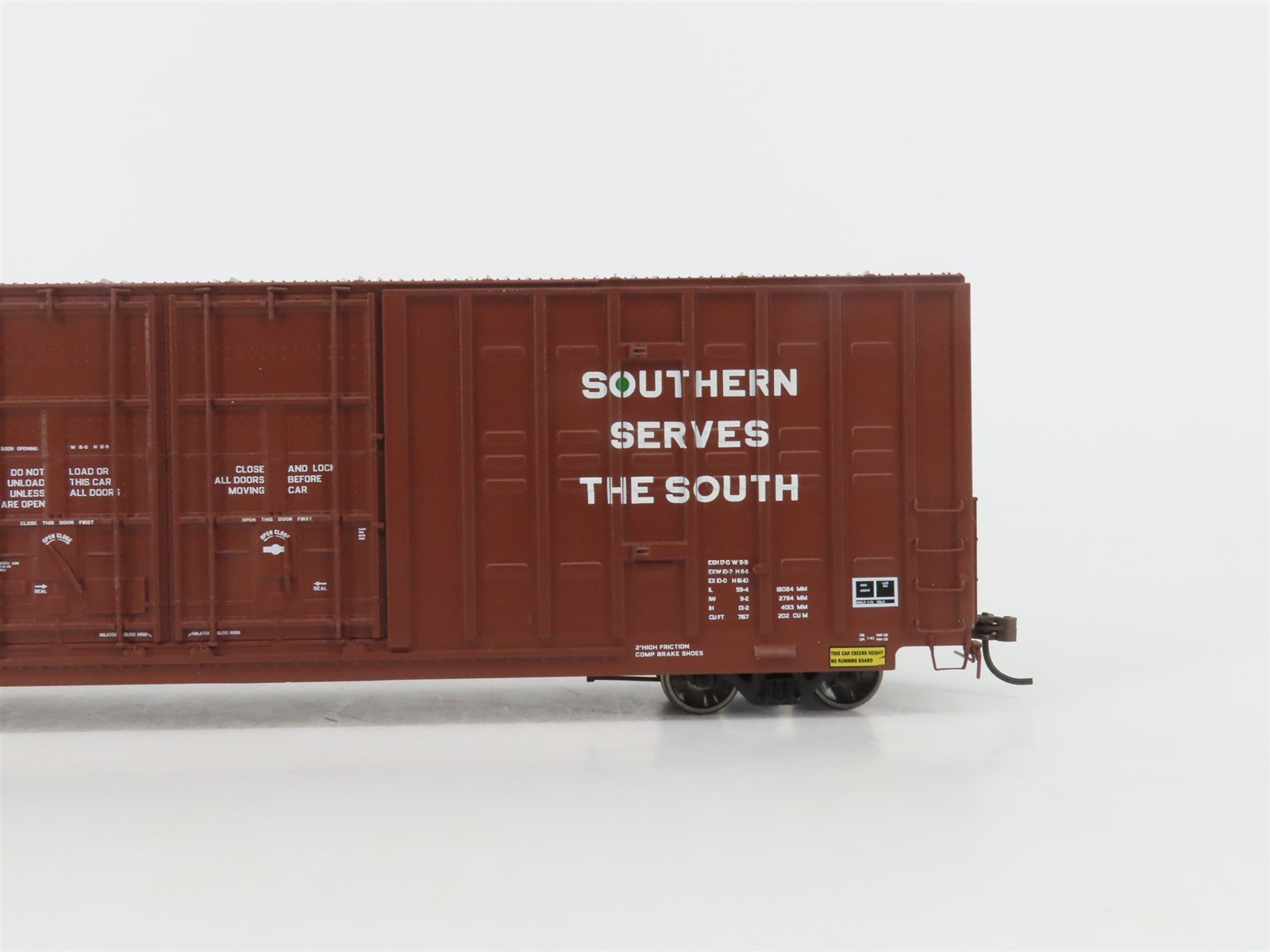 HO Scale Athearn Genesis G4024 SOU Southern Railway 60' Box Car #43493