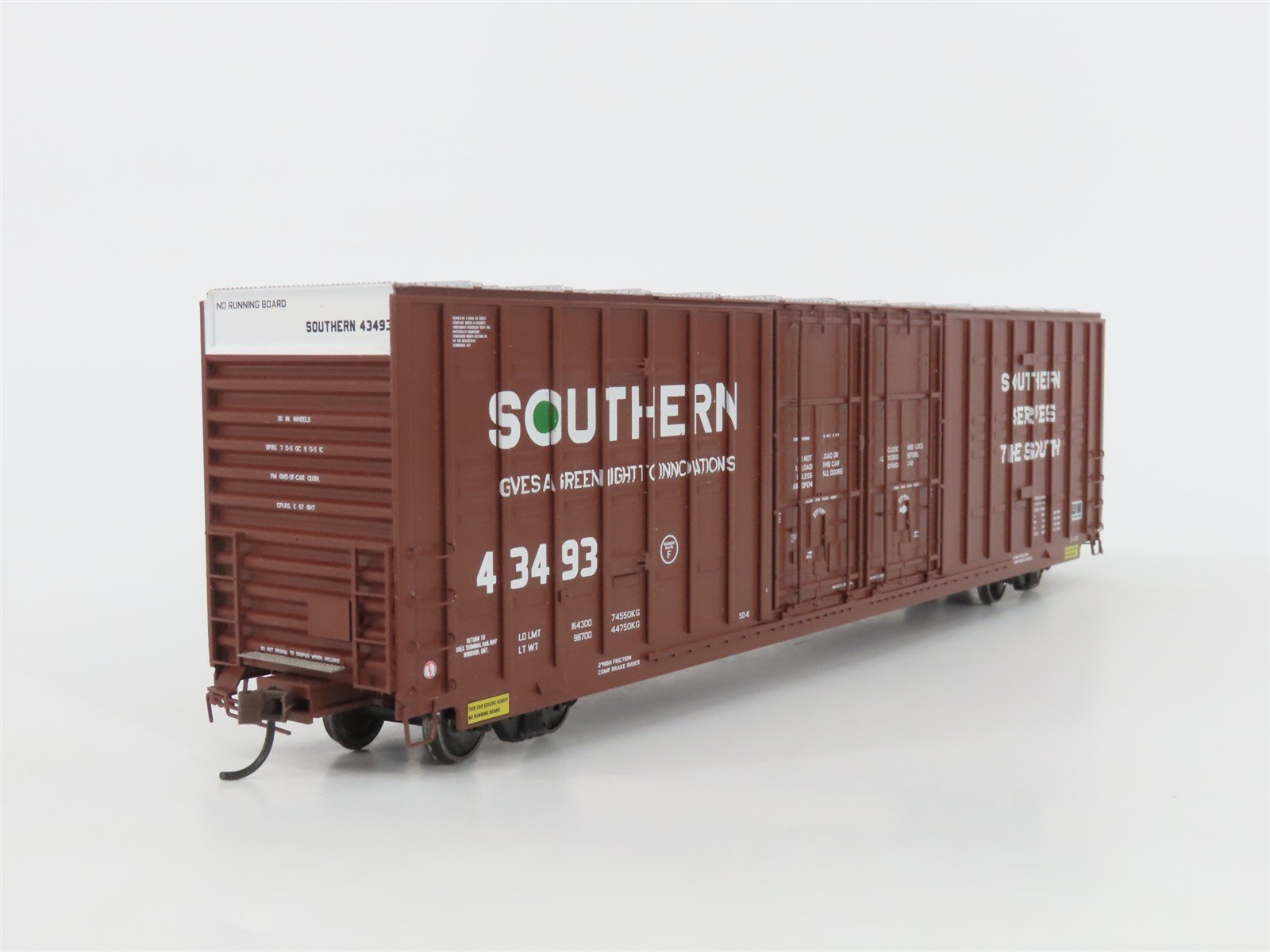 HO Scale Athearn Genesis G4024 SOU Southern Railway 60' Box Car #43493