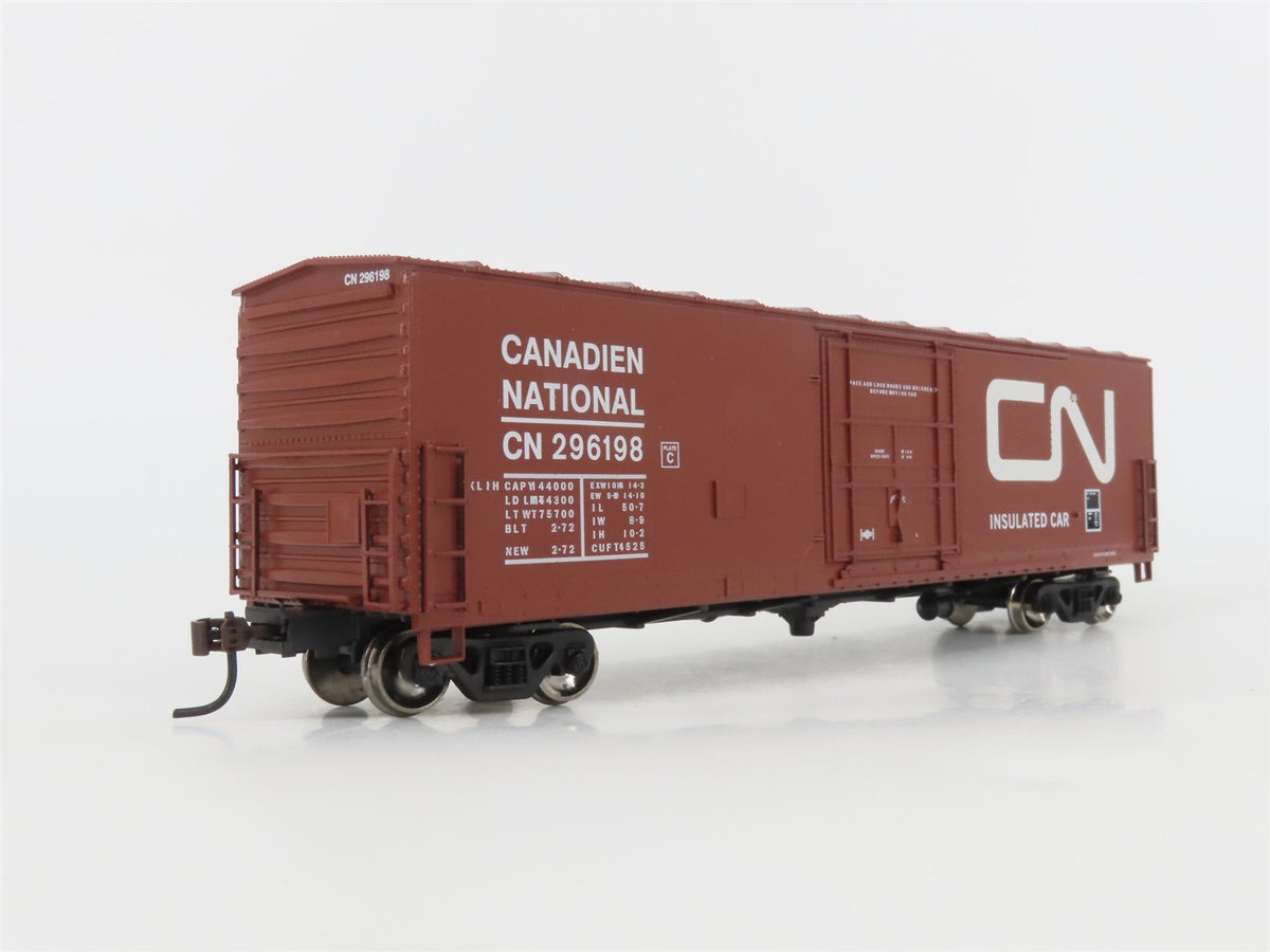 HO Scale Athearn 91241 CN Canadian National 50&#39; Plug Door Box Car #296198