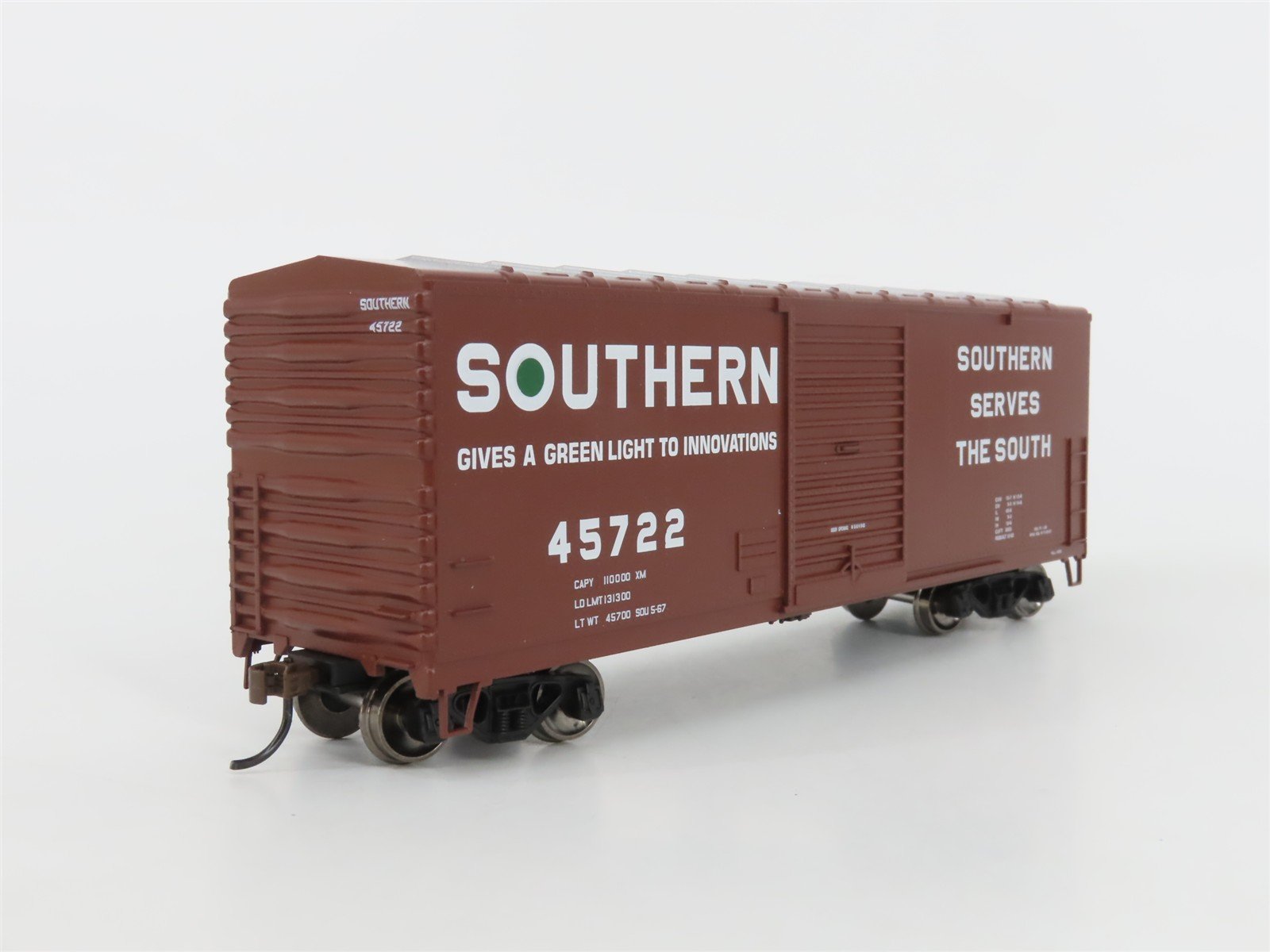 HO Scale Athearn ATH67970 SOU Southern 40' Single Door Box Car #45722
